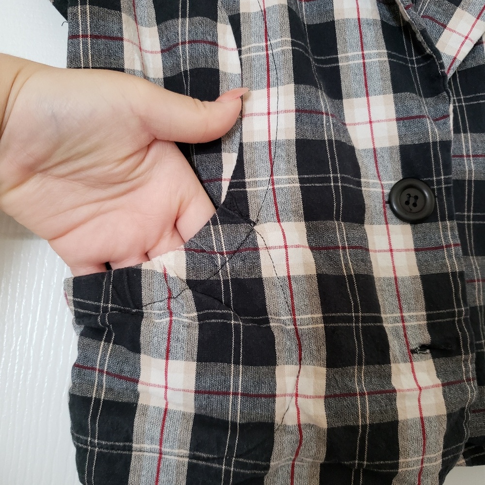 🌞Juniors plaid blazer - Picture 3 of 5